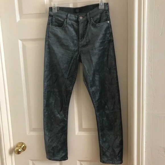 Citizens of Humanity Velvet Harlow Ankle Slim sz25 - Picture 3 of 7